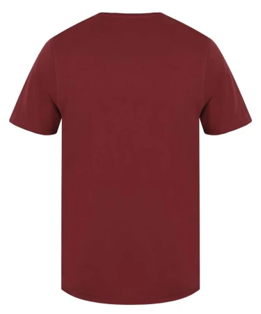 Husky Tee Base M dark bordo pánské bavlněné triko
