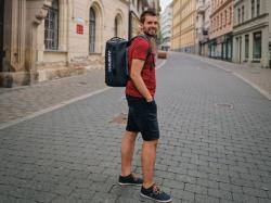 Husky Tee Base M dark khaki pánské bavlněné triko