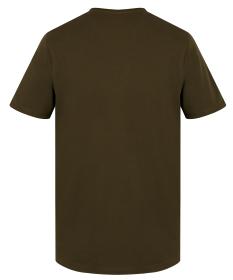 Husky Tee Base M dark khaki pánské bavlněné triko