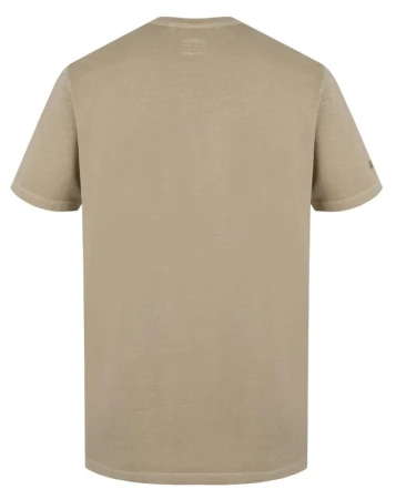 Husky Tee Lake M beige pánské bavlněné triko