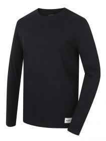 Husky Tee Loba M black pánske bavlnené tričko