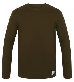 Husky Tee Loba M dark khaki pánské bavlněné triko