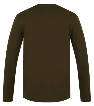 Husky Tee Loba M dark khaki pánské bavlněné triko