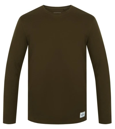 Husky Tee Loba M dark khaki pánské bavlněné triko
