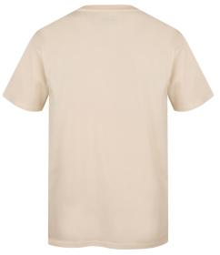 Husky Tee Square M beige pánské bavlněné triko