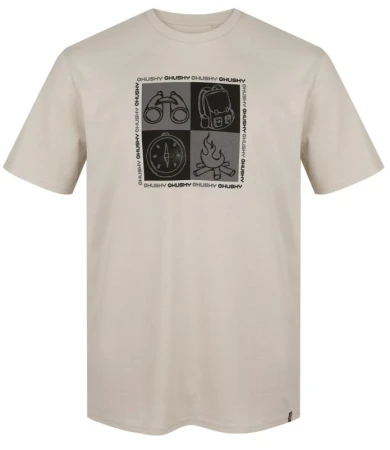 Husky Tee Square M grey pánské bavlněné triko