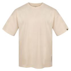 Husky Tee View M beige pánské bavlněné triko