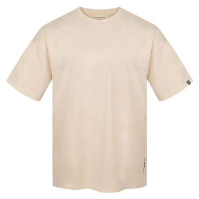 Husky Tee View M beige pánské bavlněné triko
