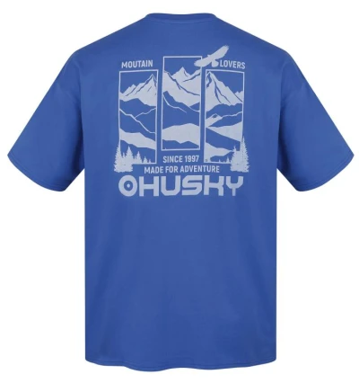 Husky Tee View M blue pánské bavlněné triko Husky Tee View M blue pánské bavlněné triko