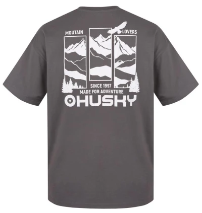 Husky Tee View M grey pánské bavlněné triko Husky Tee View M grey pánské bavlněné triko