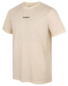 Husky Tee Walker M beige pánské bavlněné triko