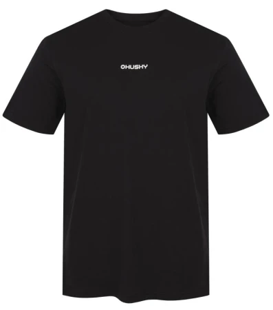 Husky Tee Walker M black pánské bavlněné triko