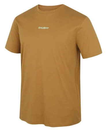 Husky Tee Walker M brown pánské bavlněné triko