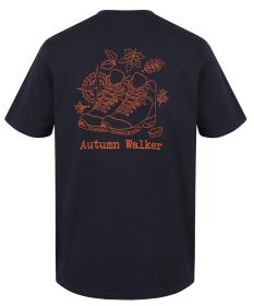 Husky Tee Walker M dark blue pánské bavlněné triko