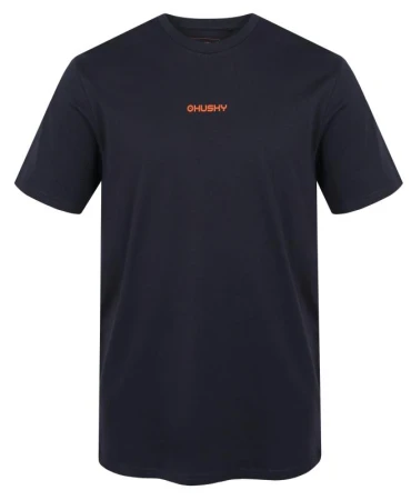 Husky Tee Walker M dark blue pánské bavlněné triko