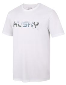 Husky Tee Wild M white pánské bavlněné triko