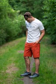 Husky Tee Wild M white pánské bavlněné triko