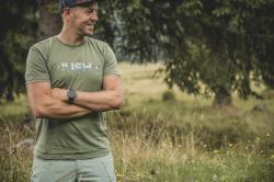Husky Tee Wild M white pánské bavlněné triko