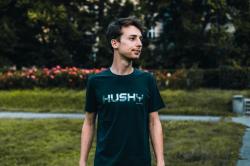 Husky Tee Wild M white pánské bavlněné triko