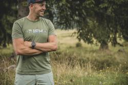 Husky Tee Wild M white pánské bavlněné triko