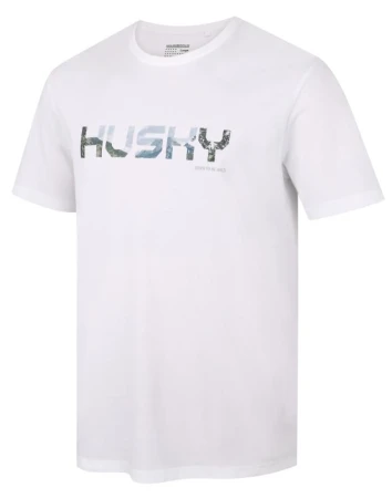 Husky Tee Wild M white pánské bavlněné triko Husky Tee Wild M white pánské bavlněné triko