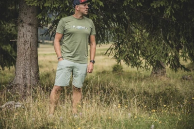 Husky Tee Wild M white pánské bavlněné triko