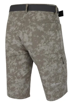 Husky Kafrey M khaki pánské funkční kraťasy