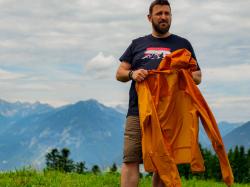 Husky Kiani M blue pánské kraťasy