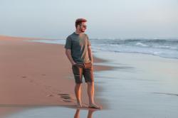 Husky Kiani M blue pánské kraťasy