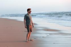 Husky Kiani M khaki pánské kraťasy