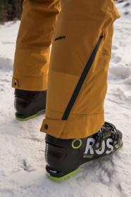 Husky Mitaly M mustard pánské lyžařské kalhoty