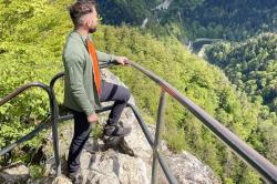 Husky Koby M faded green pánske outdoor nohavice
