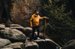 Husky Koby M faded green pánske outdoor nohavice