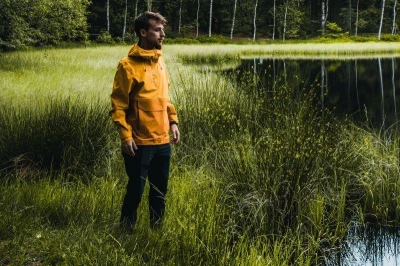 Husky Koby M mustard pánské outdoor kalhoty