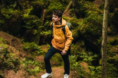Husky Koby M mustard pánské outdoor kalhoty
