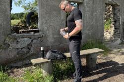 Husky Kone M green pánské outdoor kalhoty