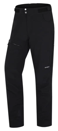Husky Keson M black pánské softshell kalhoty