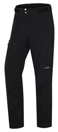 Husky Keson M black pánské softshell kalhoty