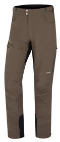 Husky Keson M brown pánske softshell nohavice