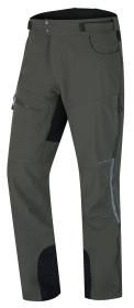 Husky Keson M dark khaki pánské softshell kalhoty