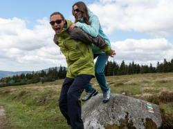 Husky Kaila M blue pánské softshellové kalhoty