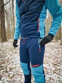 Husky Kala M blue pánské softshellové kalhoty