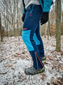 Husky Kala M blue pánské softshellové kalhoty