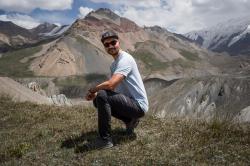 Husky Mertis M beige pánské triko