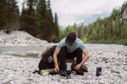 Husky Mertis M beige pánské triko