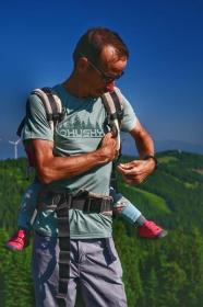 Husky Mertis M faded green pánské triko