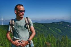 Husky Mertis M faded green pánské triko