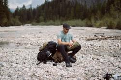 Husky Mertis M faded green pánské triko