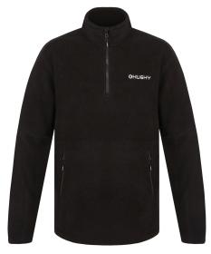 Husky Addy M black pánská fleecová mikina