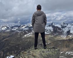 Husky Nestia M black pánský hardshell kabát